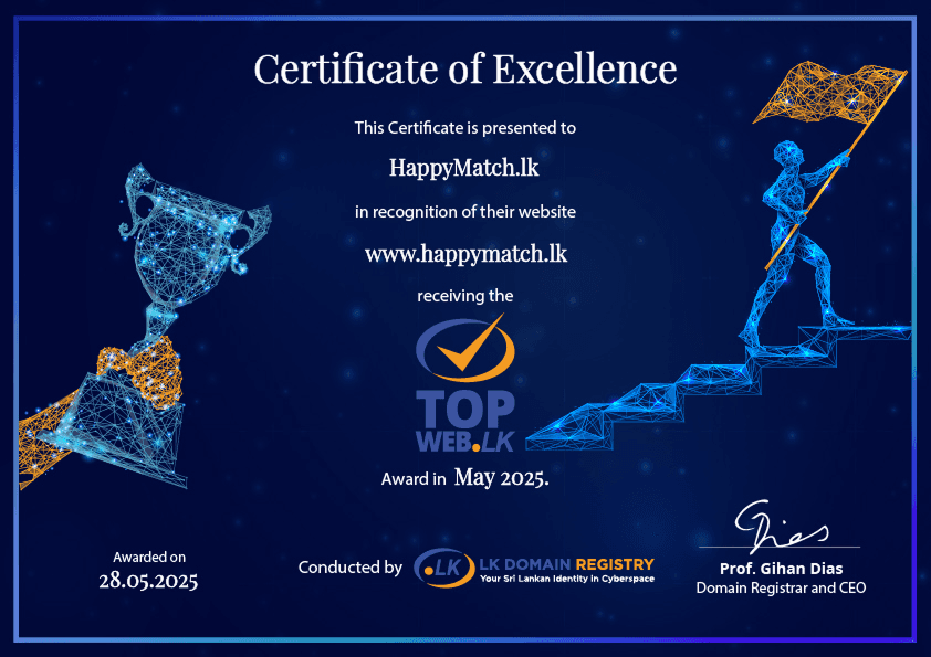TopWeb.LK award for HappyMatch