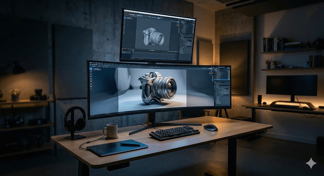3D modeling and rendering workflow