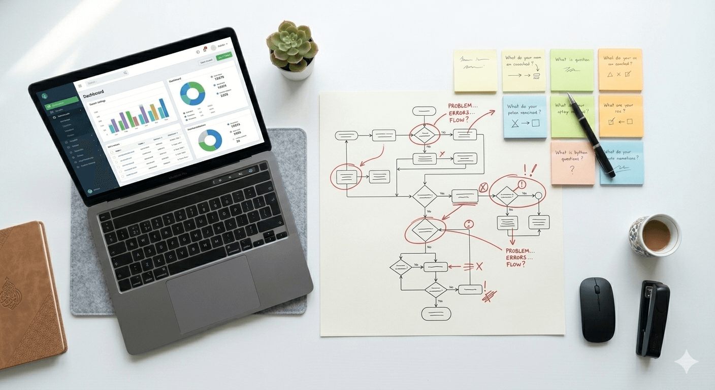 Business process inefficiency custom software