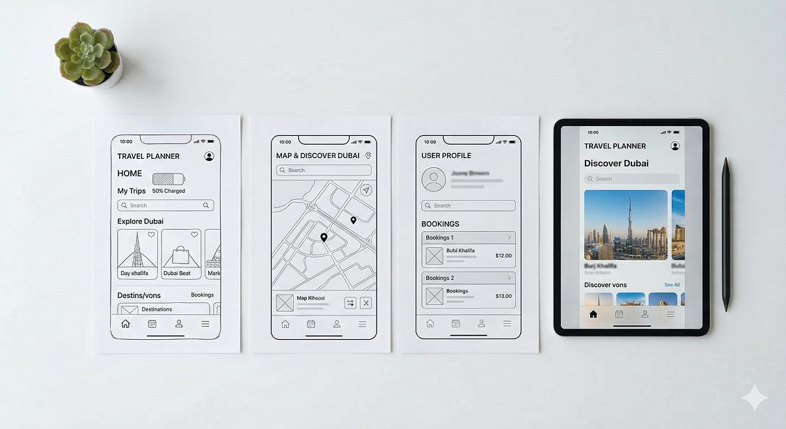 User experience design process